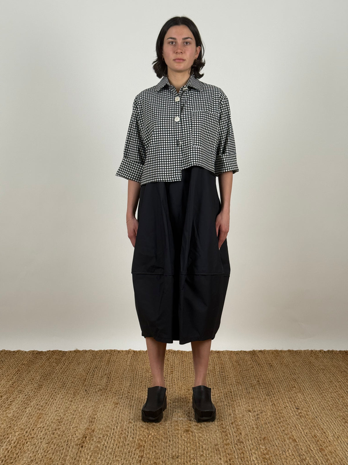 Shacket Black Check