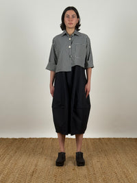 Shacket Black Check