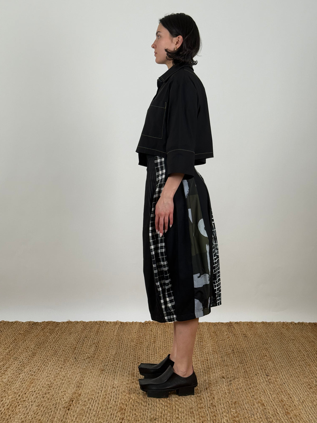 Keeley Upcycled Taffeta Skirt