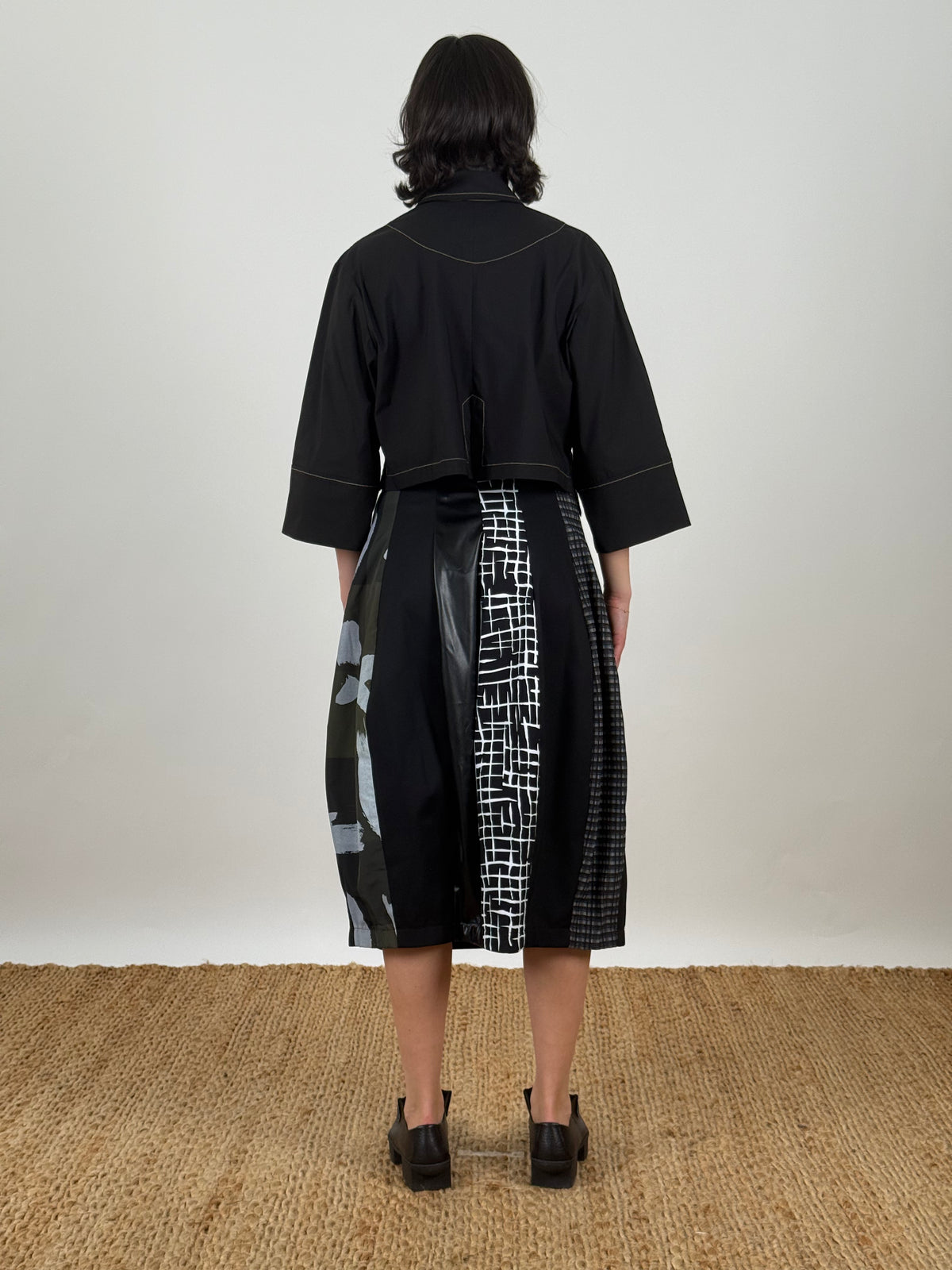 Keeley Upcycled Taffeta Skirt