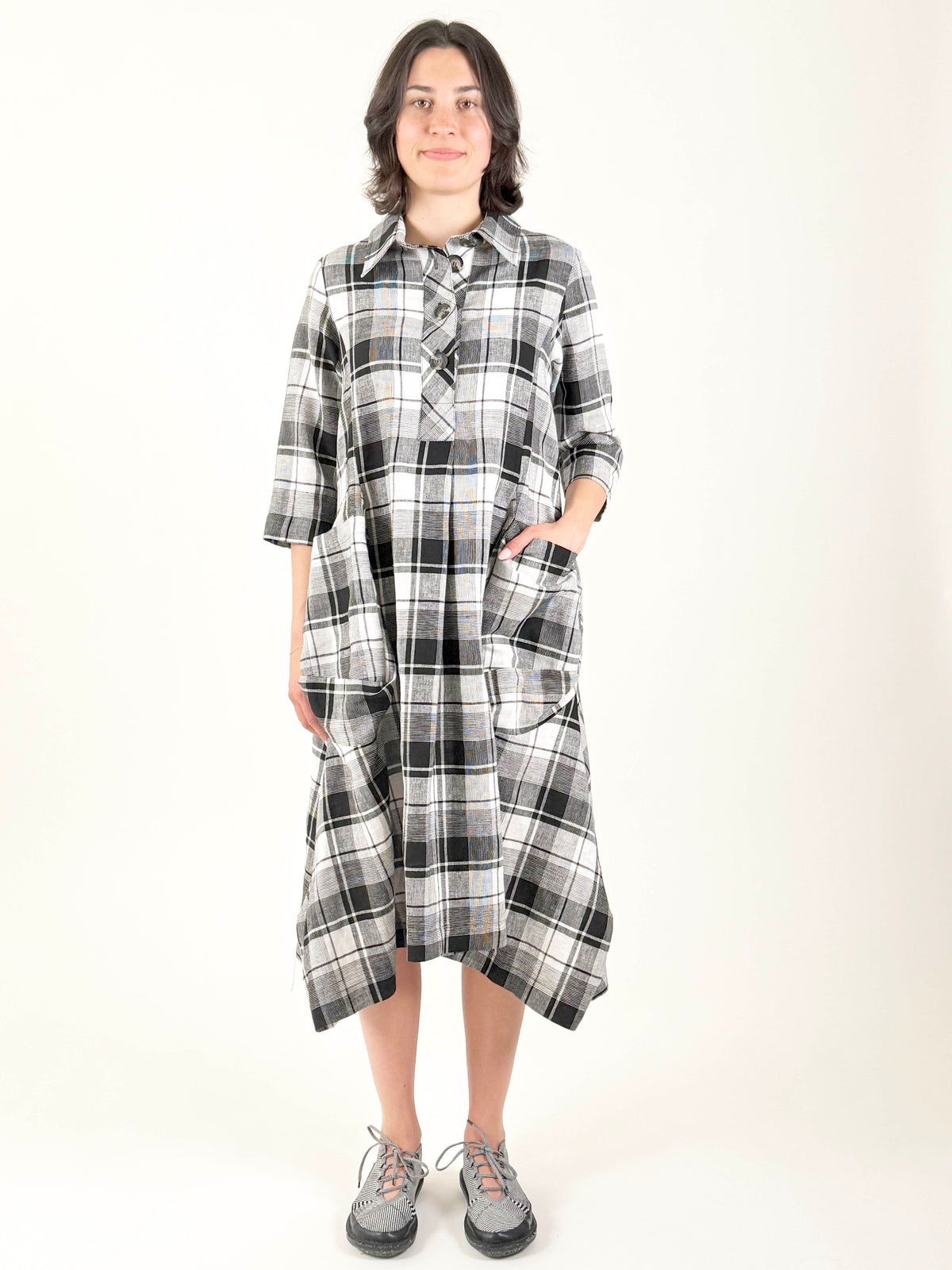 Elle Ruban Check Dress