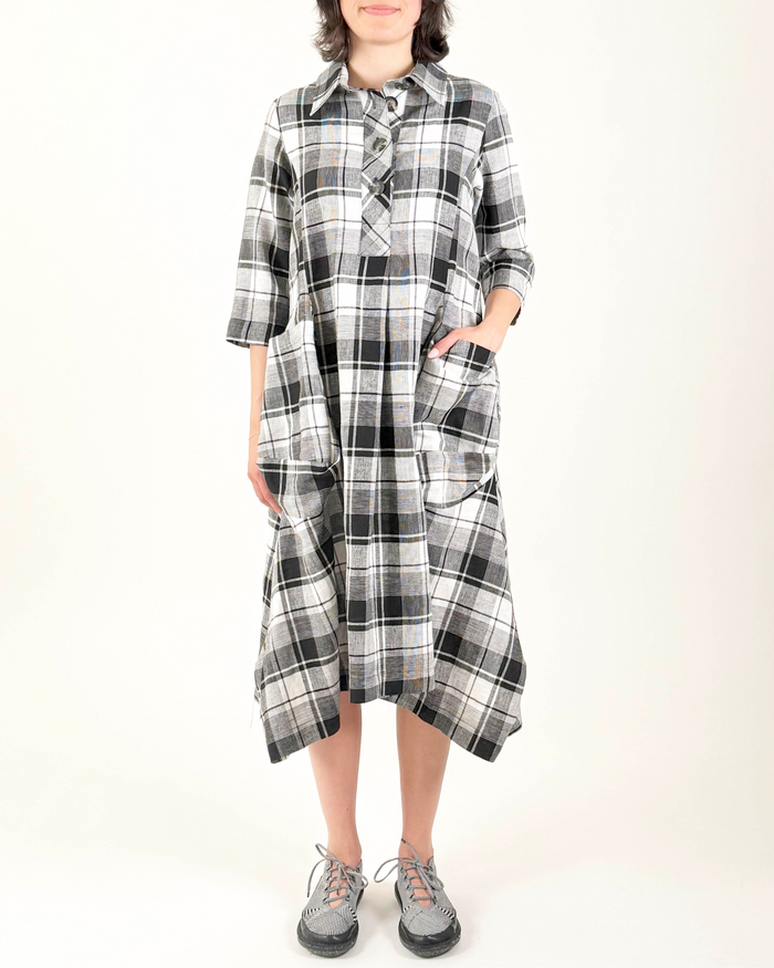Elle Ruban Check Dress