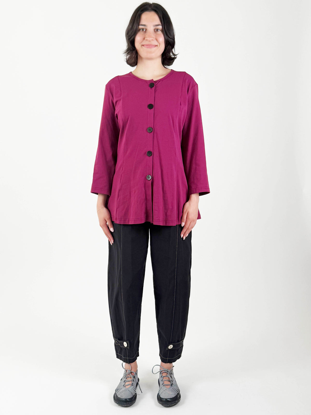 Becca Raspberry Cardigan