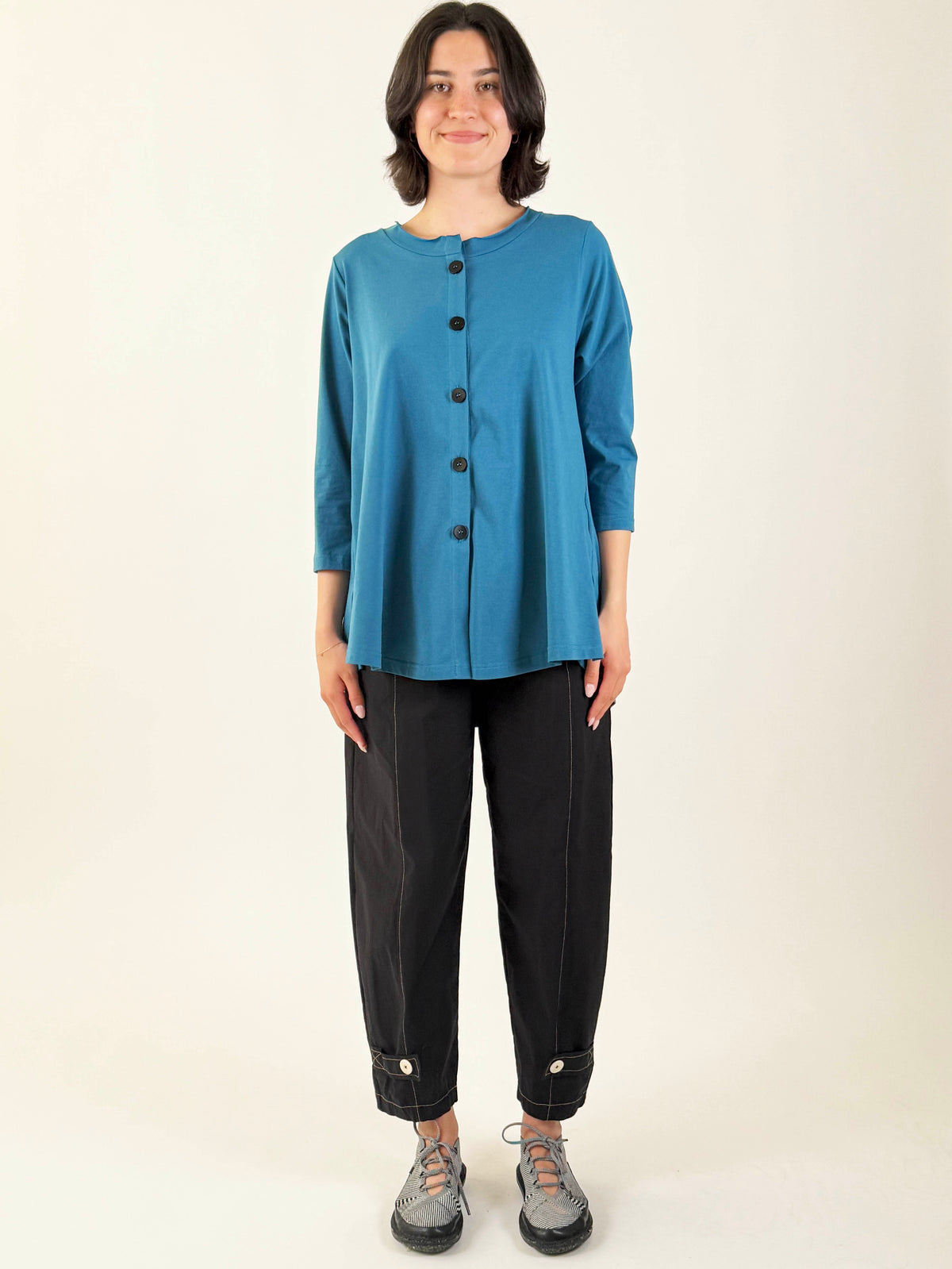 Casey Petrol Cardigan