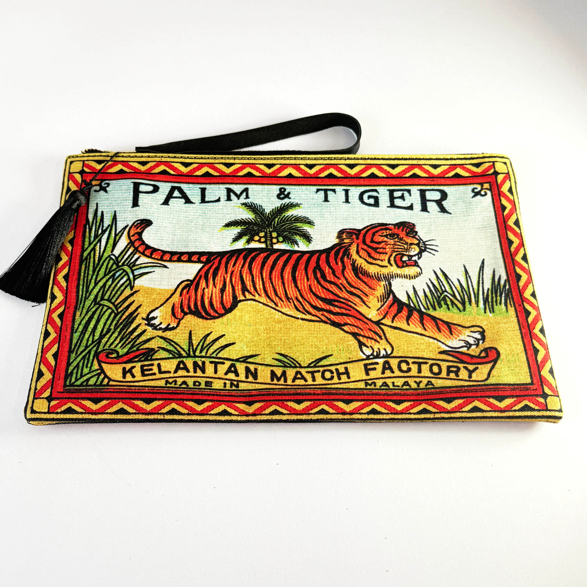 Palm & Tiger Medium Pouch