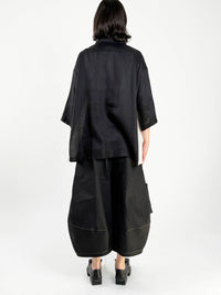 Staci Black Silt Top