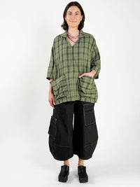 Staci Green Check Top