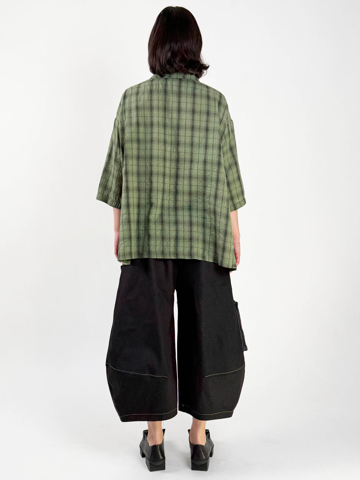 Staci Green Check Top