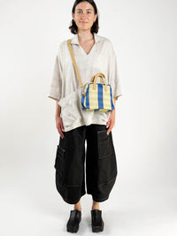 Aki Bone & Cobalt Bag