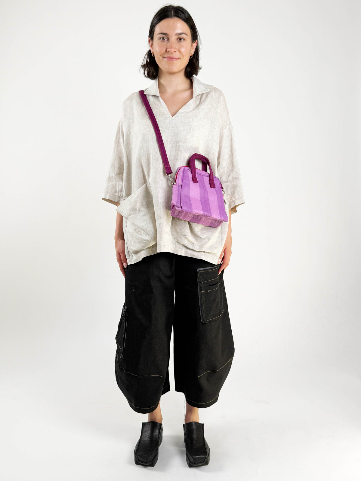 Aki Blossom & Fuchsia Bag