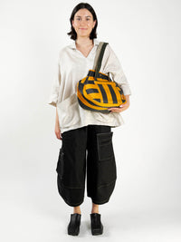 Gymi Tangerine & Black Bag