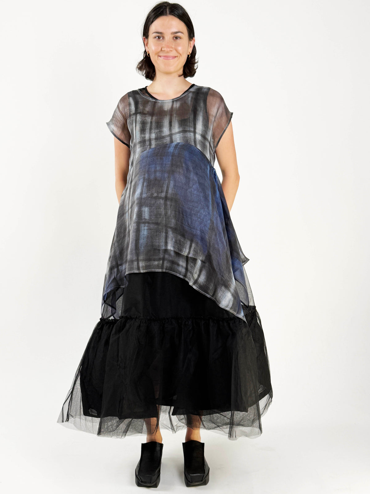 Sorrel Tulle Black Dress