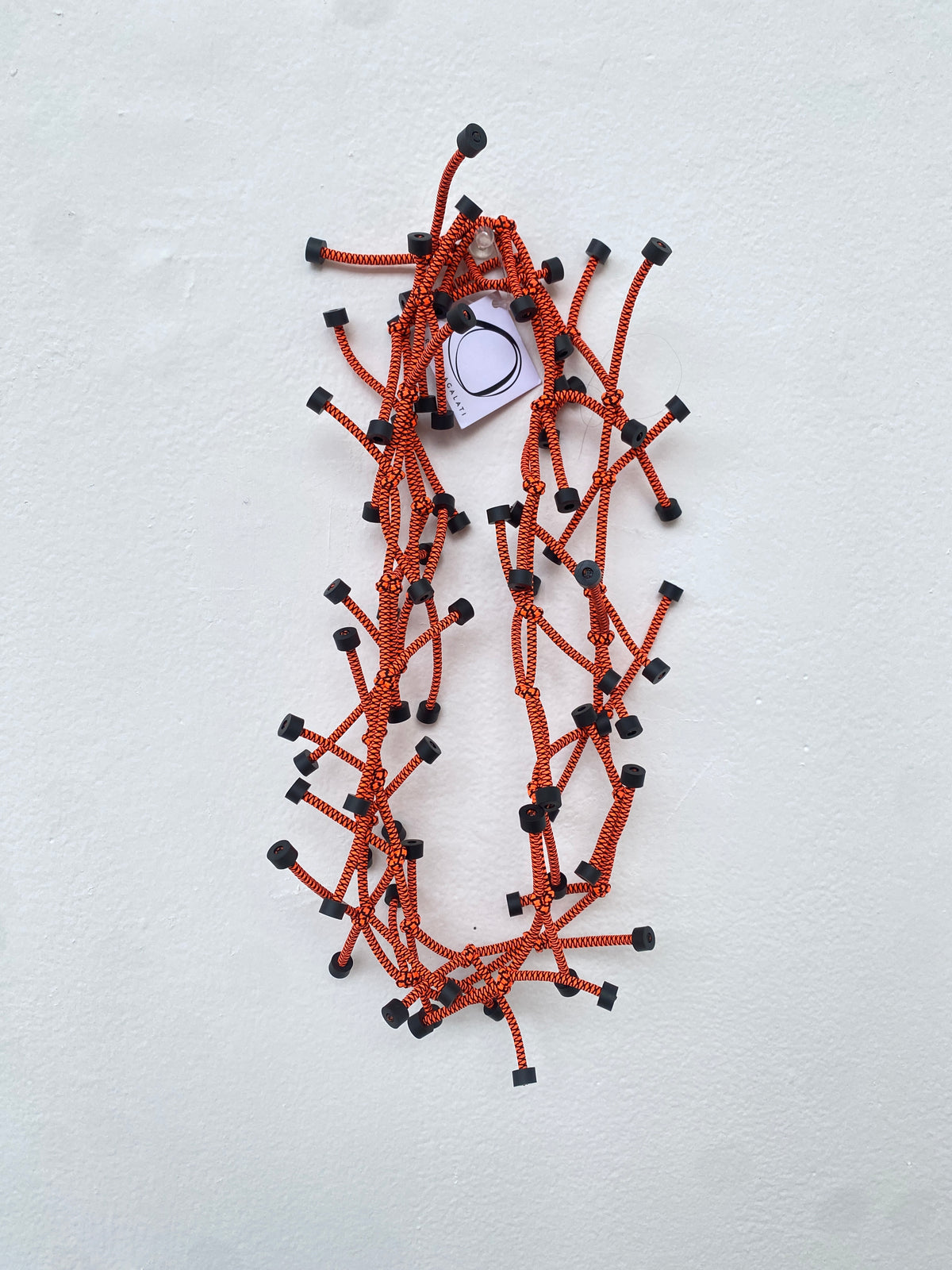 Elastica Necklace in Orange