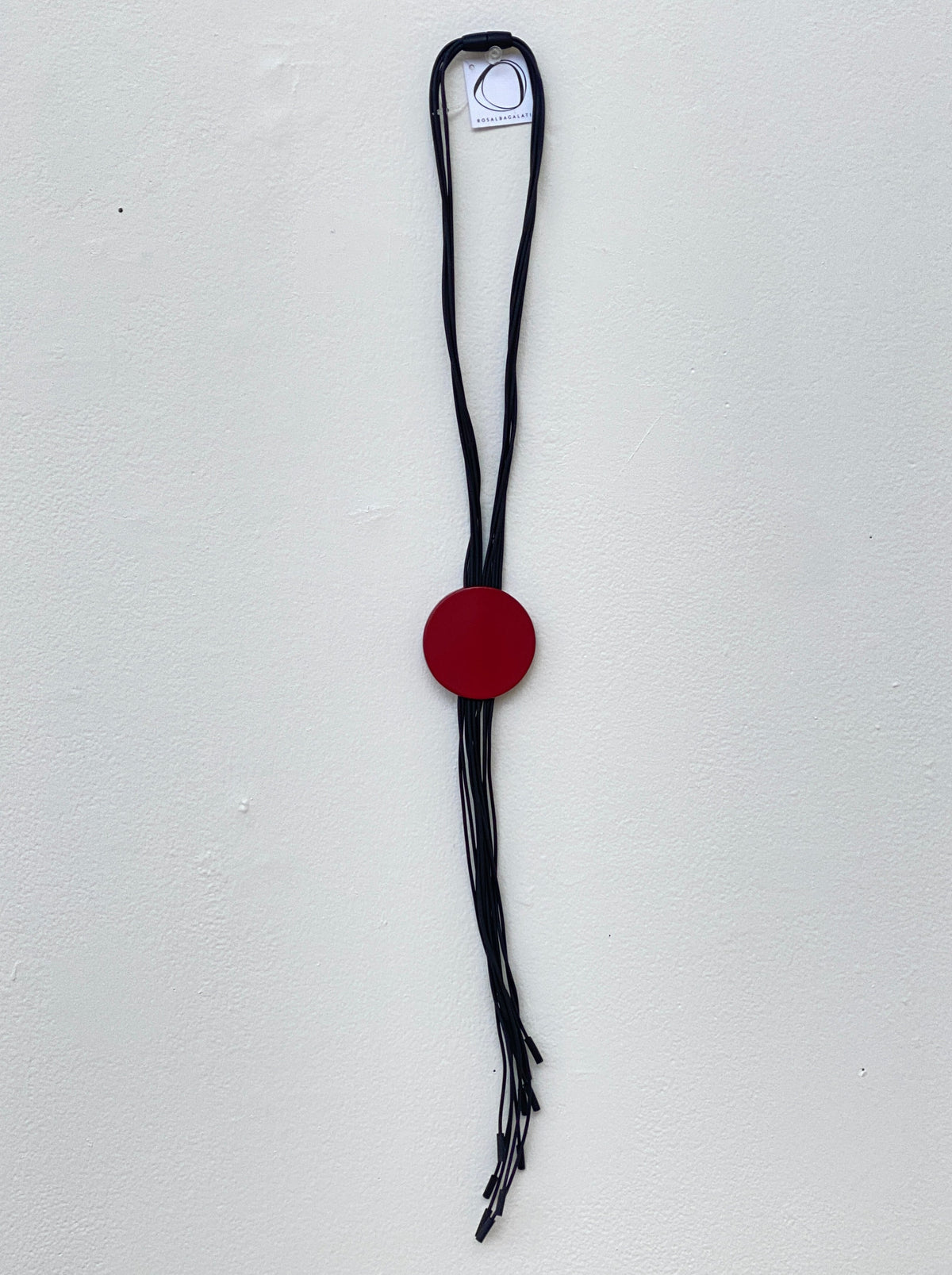 Slide Tondo Necklace in Red