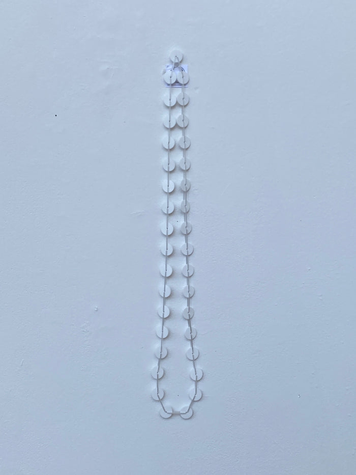 Tondo Necklace in White