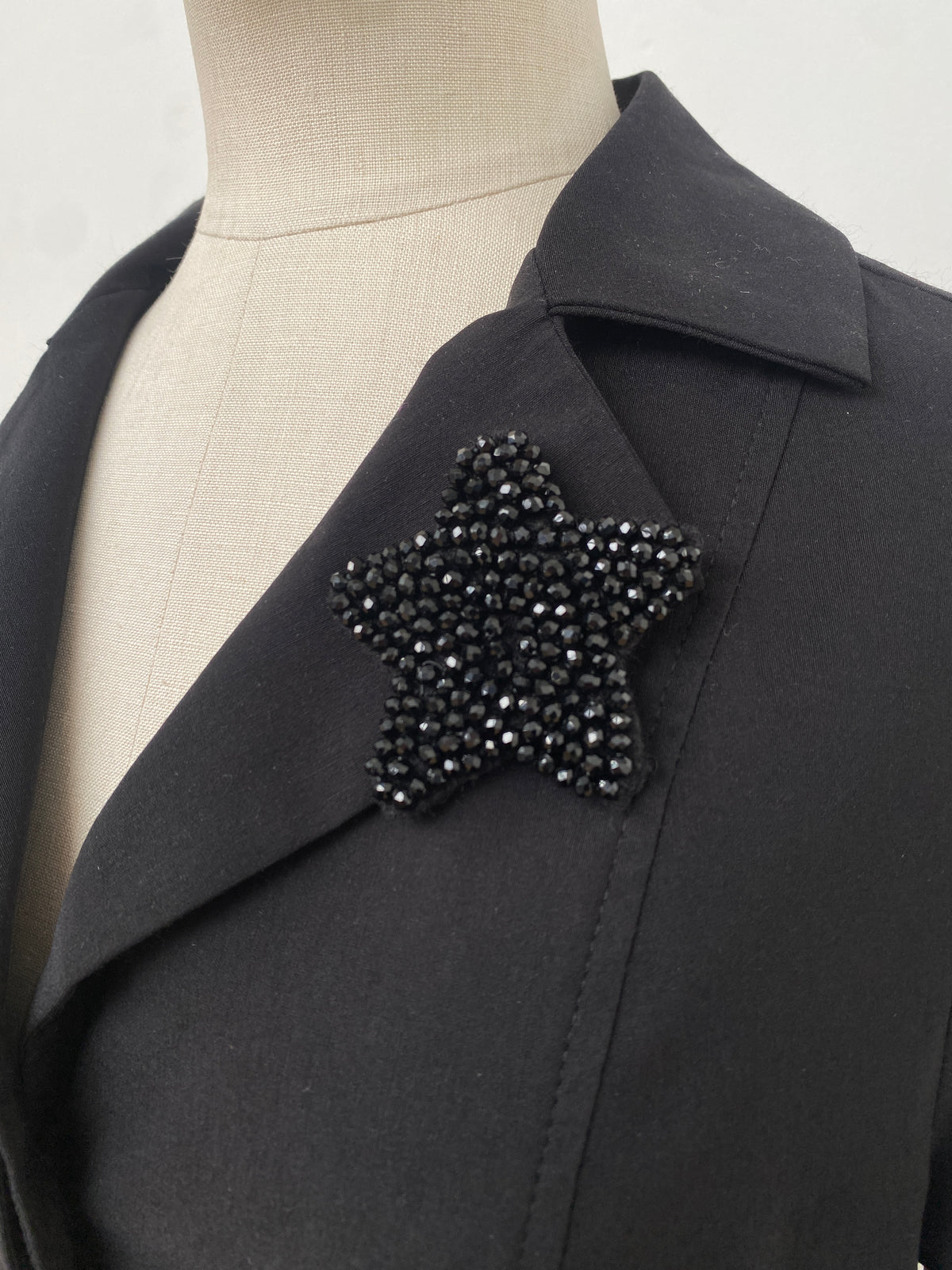 0002 - Couture Star Brooch in Black