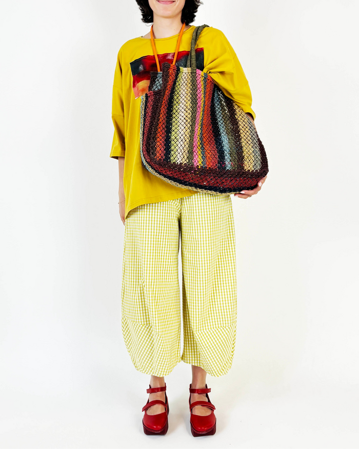 Nova Citron Gingham Check