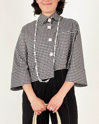 Shacket Black Check
