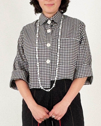 Shacket Black Check