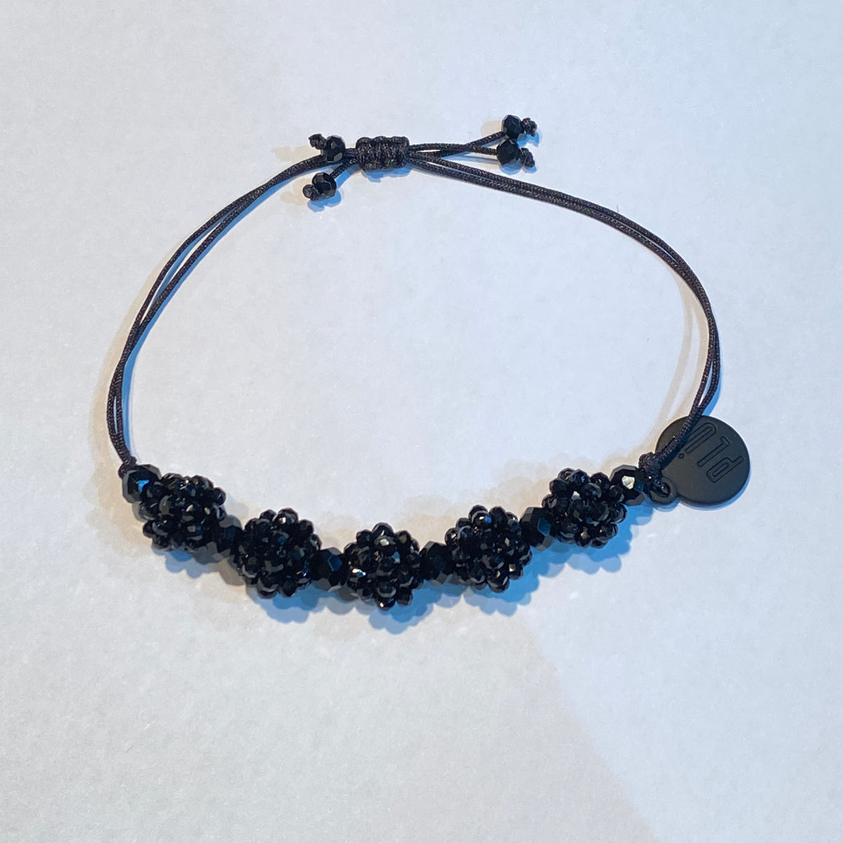 1608 - Marble Bracelet in Black