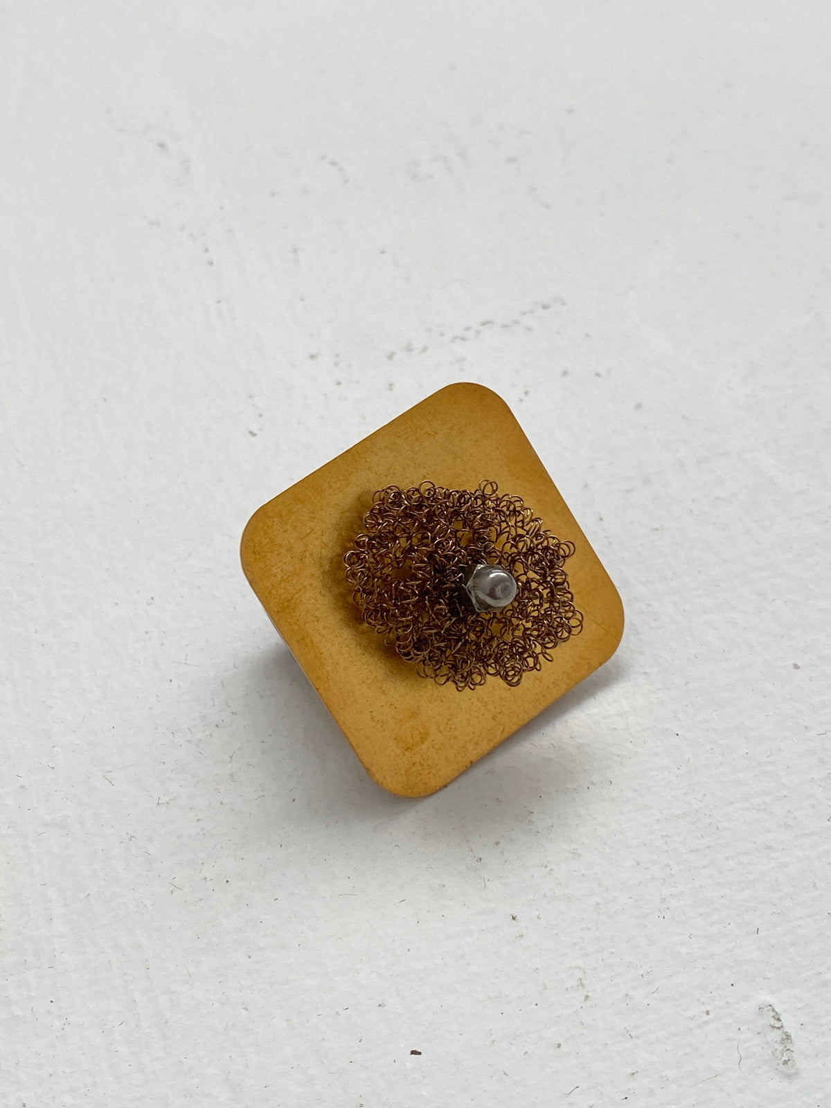 T325-AAlisa2 Square Bronze Ring