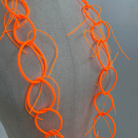 RG179 - Fiocco Necklace in Fluro Orange