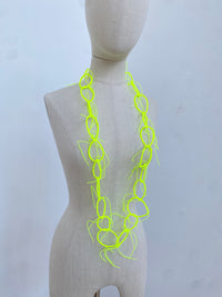 RG179 - Fiocco Necklace in Fluro Yellow