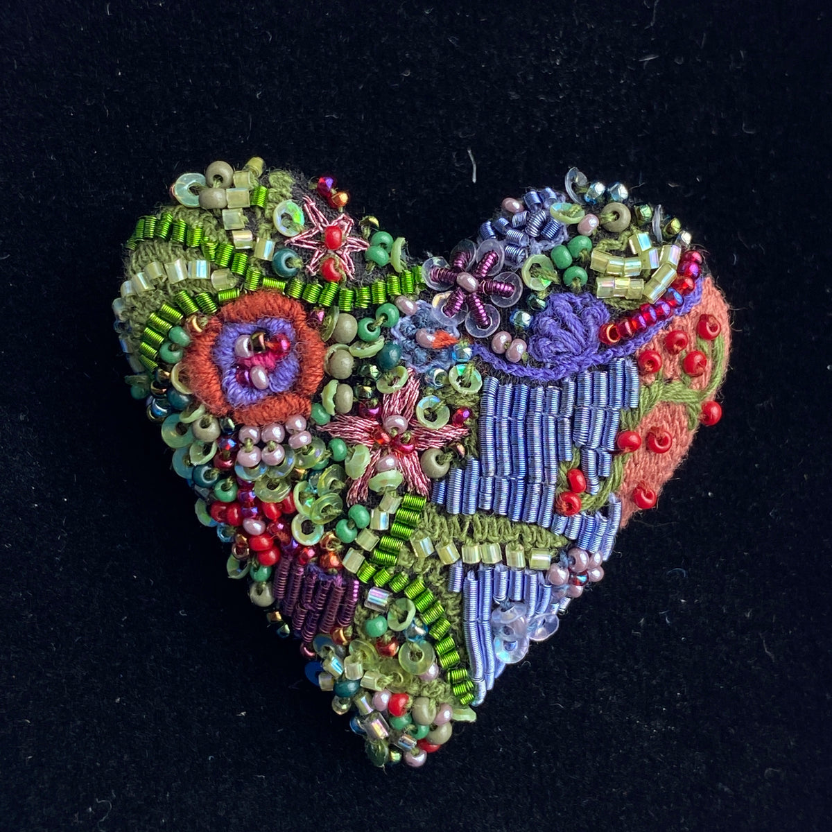 Blooming Heart Brooch