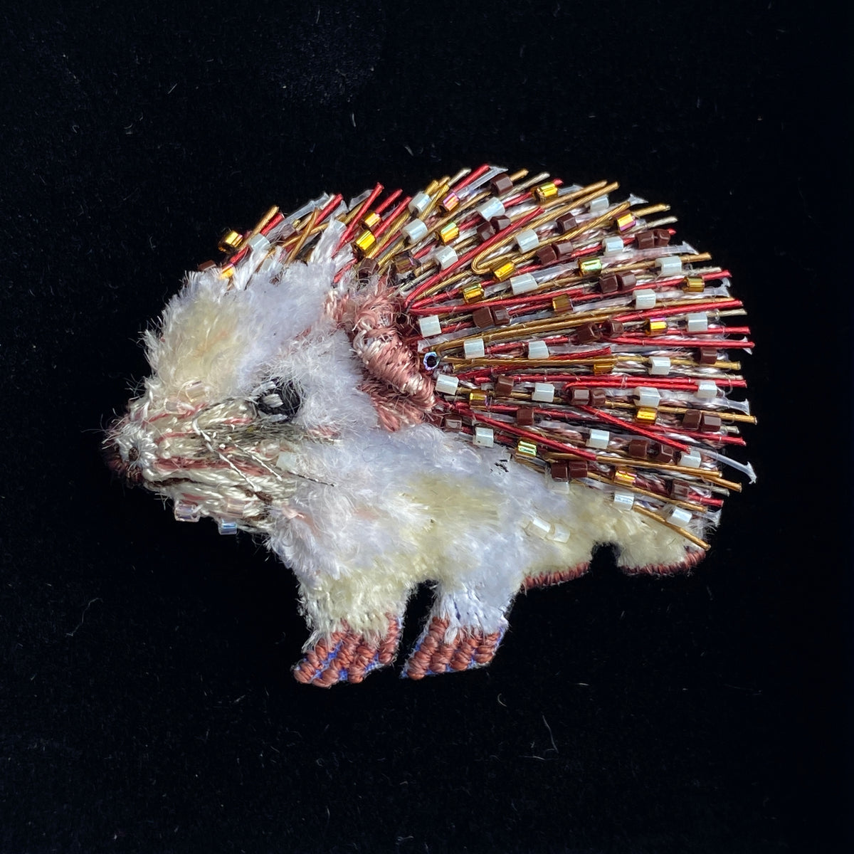 Four Toed  Hedgehog Brooch