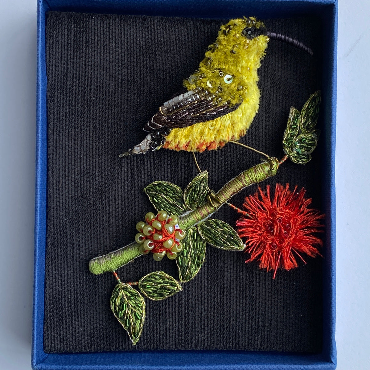 Garden Sunbird Brooch