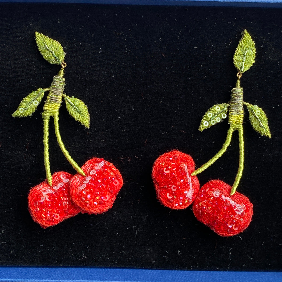 Sweetheart Cherry Earrings