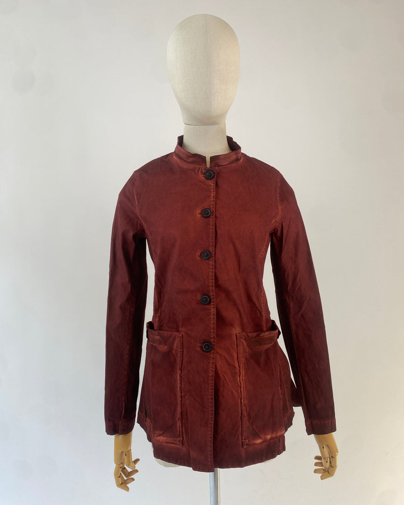 Cornered Jacket in Crab Cloud