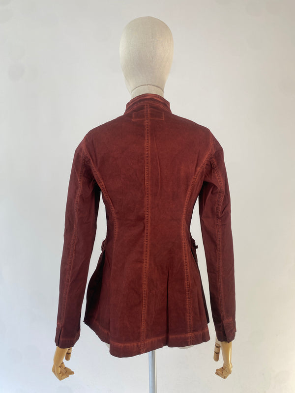 Cornered Jacket in Crab Cloud