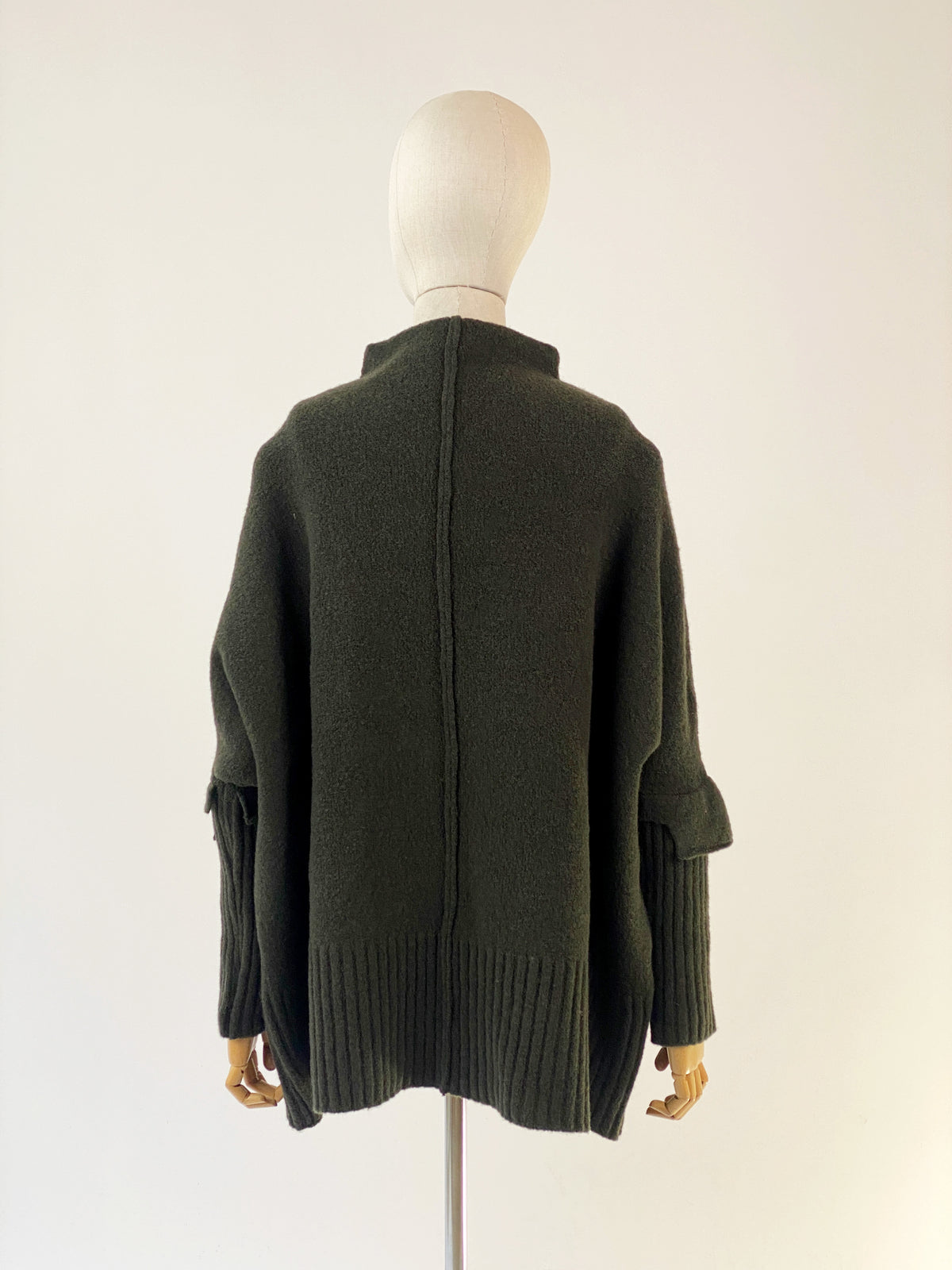 3410 Iklerk Army Green Jumper