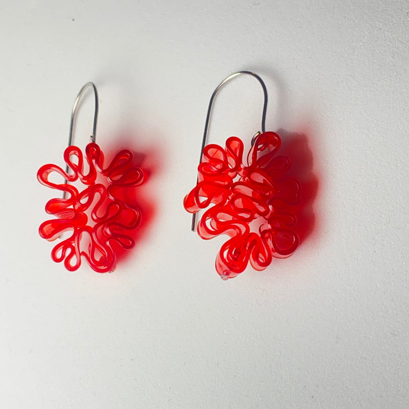 MA23 - Doodle Earring - Red