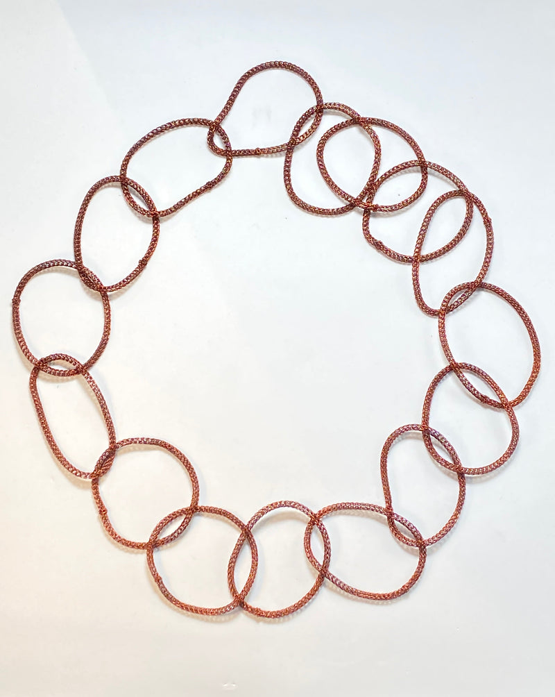 Multi Strand Necklace - Dark Copper