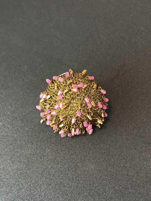 Sunda Ring - Pink/Bronze