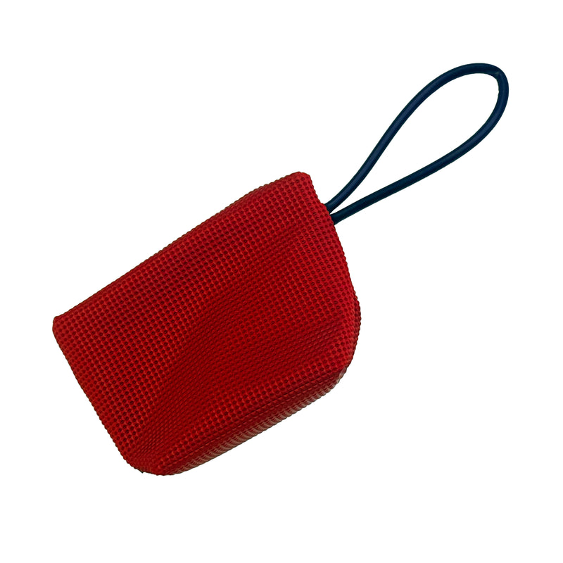Mouse Clutch - Embossed Red