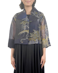 Isla Blue Peacock Jacket