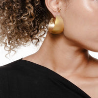 Gold Cocoon Earrings