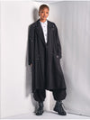 LB23-307 Tacked Trench in Black