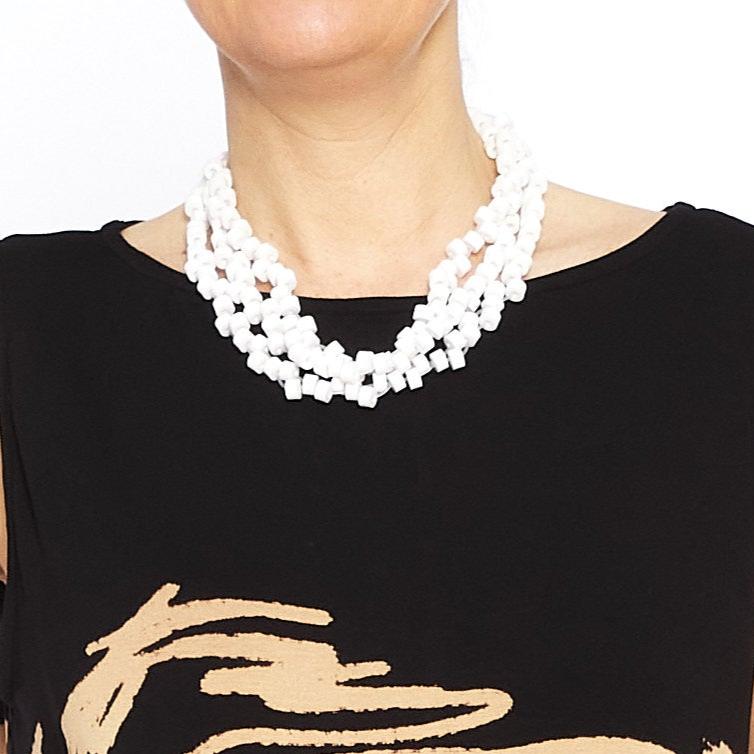 Grani Necklace in White