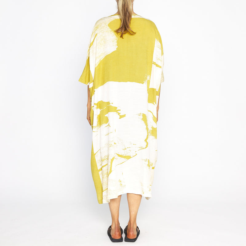 MU231-411 Mustard Dress Combo