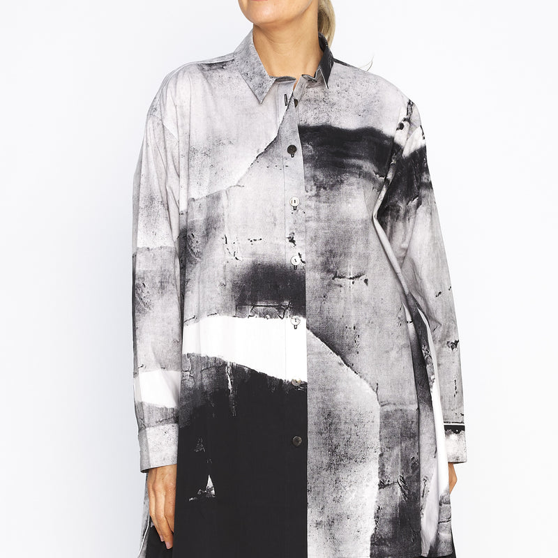 MU231-401 Shirt in Mono Print