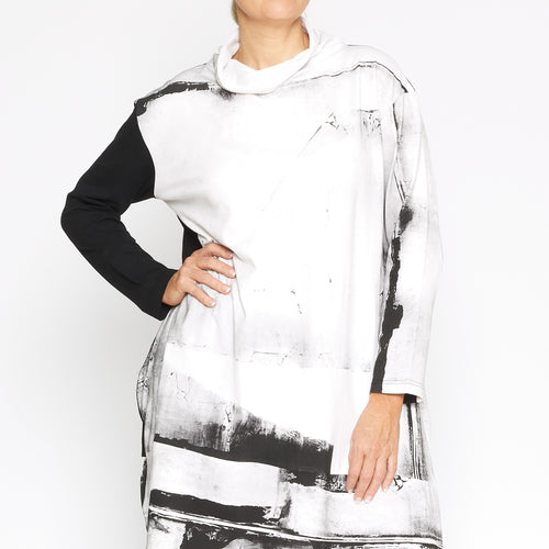 MU233000 - White Combo Dress