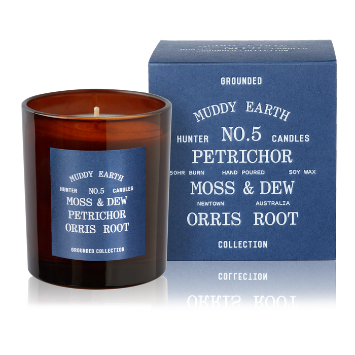NO. 5 MUDDY EARTH / PETRICHOR, MOSS & DEW, ORRIS ROOT