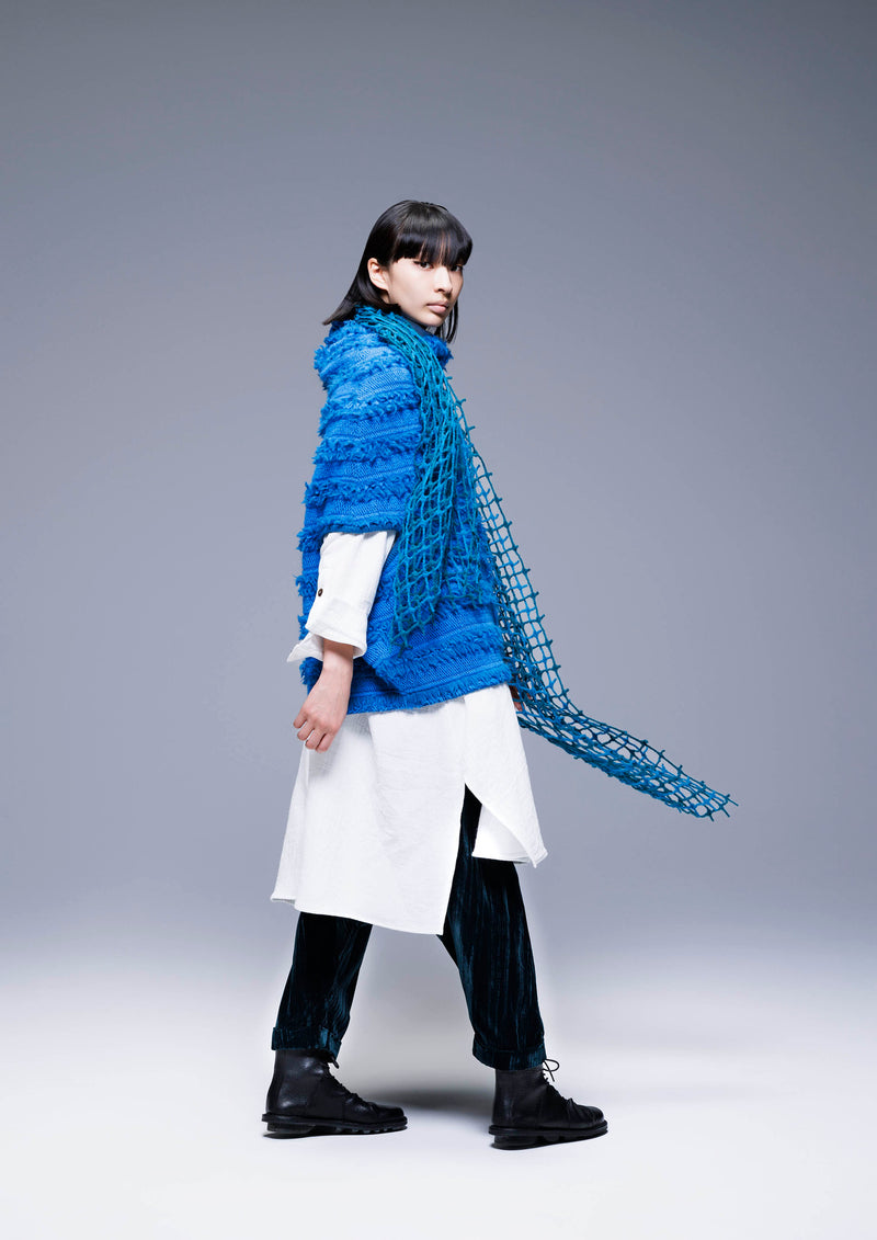 253 310 Blue Poncho