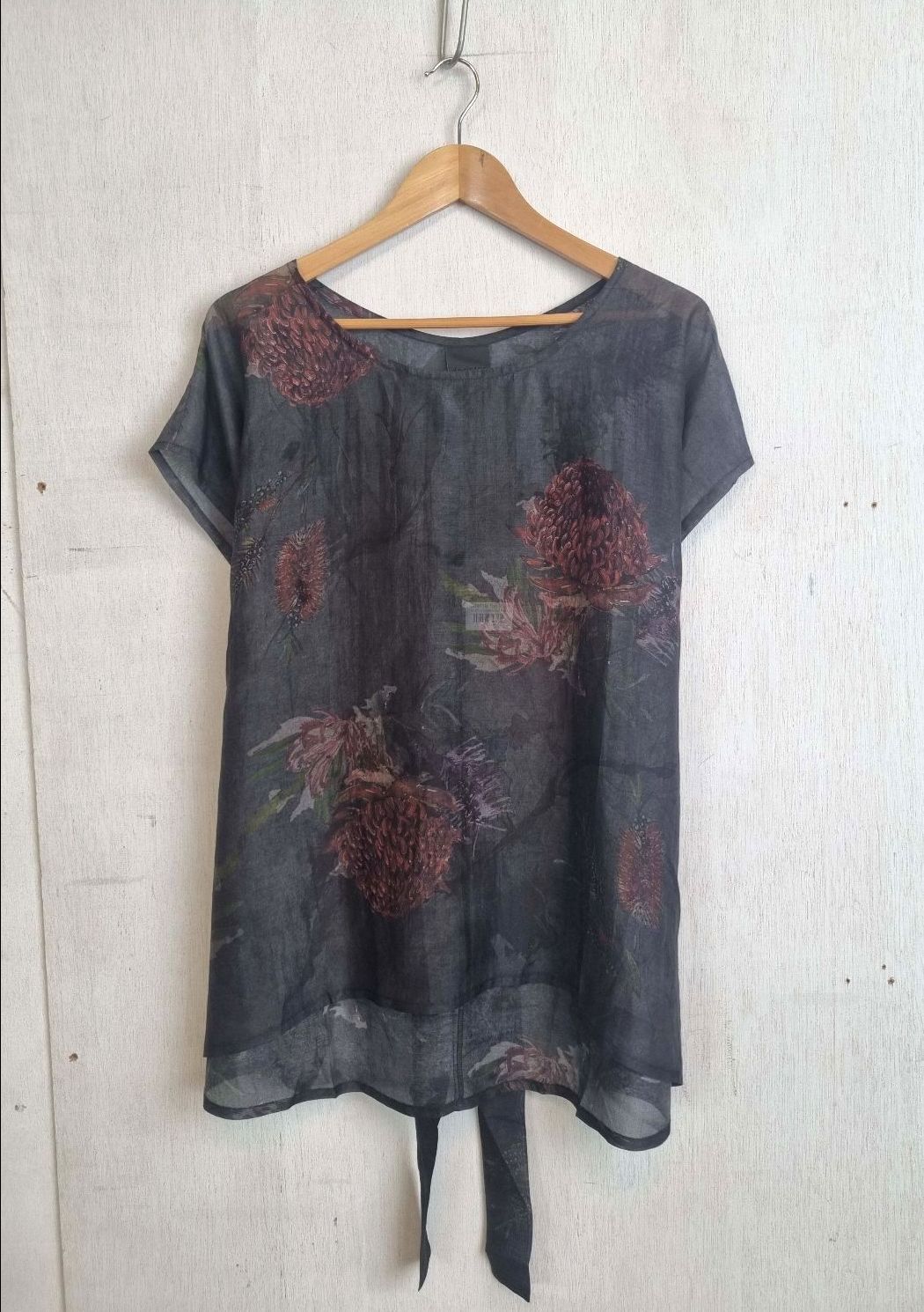 Nectar Tie Top Black