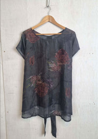 Nectar Tie Top Black