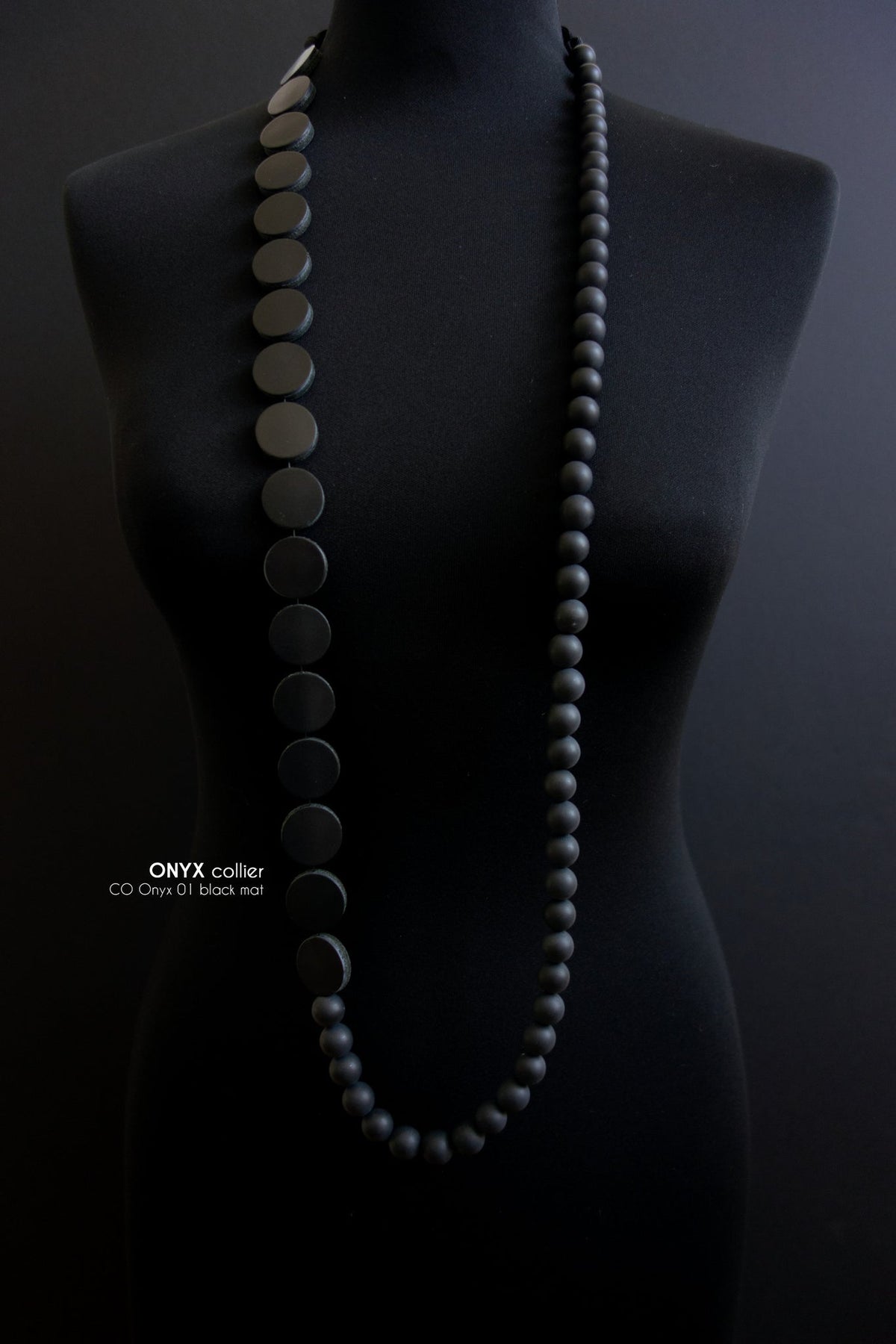 Onyx Collier - Matte Black